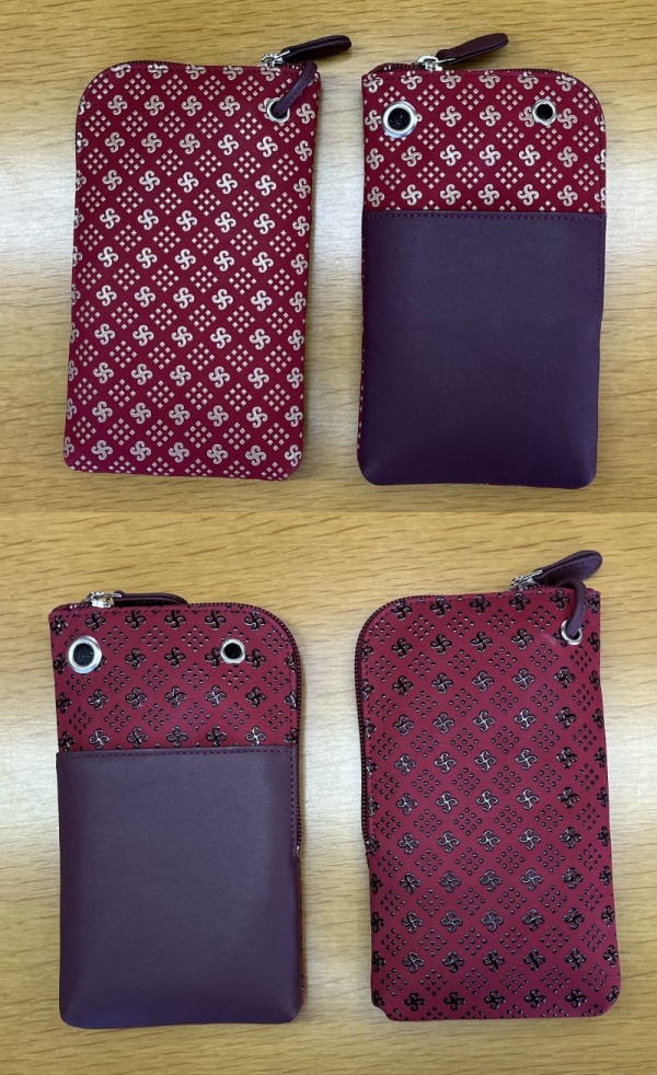 SS印傳/スマホポシェット