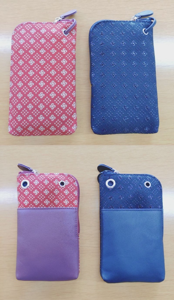 ★再入荷　SS印傳/スマホポシェット
